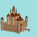 3d Fairytale castle-fortress. model buy - render