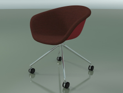 Chair 4217 (4 castors, with front trim, PP0003)