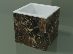 Countertop washbasin (01R112101, Emperador M06, L 36, P 36, H 36 cm)