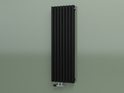 Vertical radiator RETTA (8 sections 1200 mm 60x30, black matt)