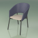 3d model Comfort chair 022 (Metal Smoke, Blue, Polyurethane Resin Mole) - preview