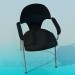 3d model Chair with cloth upholstery - preview