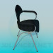 Modelo 3d Cadeira com estofamento de pano - preview