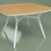modello 3D Tavolo da pranzo Lars Oak (bianco, 1200x1200) - anteprima