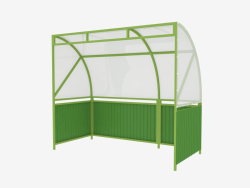 Canopy for 2 containers MSW (9013)