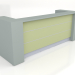 3D modeli Resepsiyon masası Valde LAV03L (2926x937) - önizleme
