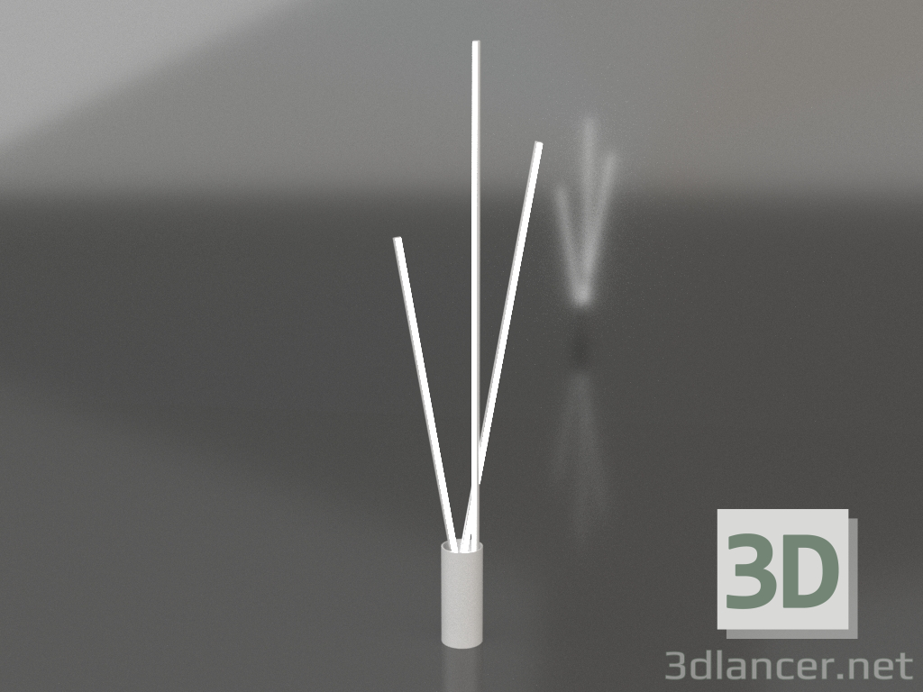 modello 3D Lampada da terra (7347) - anteprima