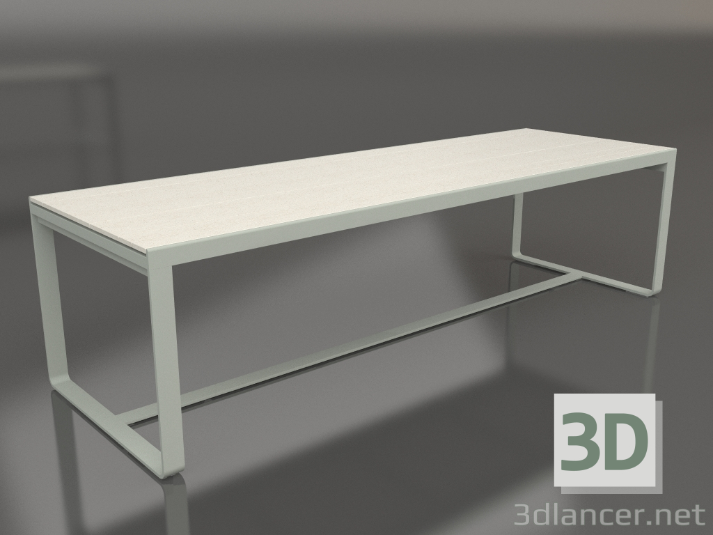 3d model Dining table 270 (DEKTON Danae, Cement gray) - preview