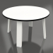 modello 3D Tavolino rotondo (Grigio agata, Fenolico) - anteprima