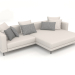 3D Modell Sofa Carol 3060 x 1080 (Hercules 21) - Vorschau