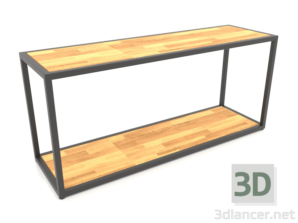 3d model Banco-banco de dos niveles (MADERA, 100x30x44) - vista previa