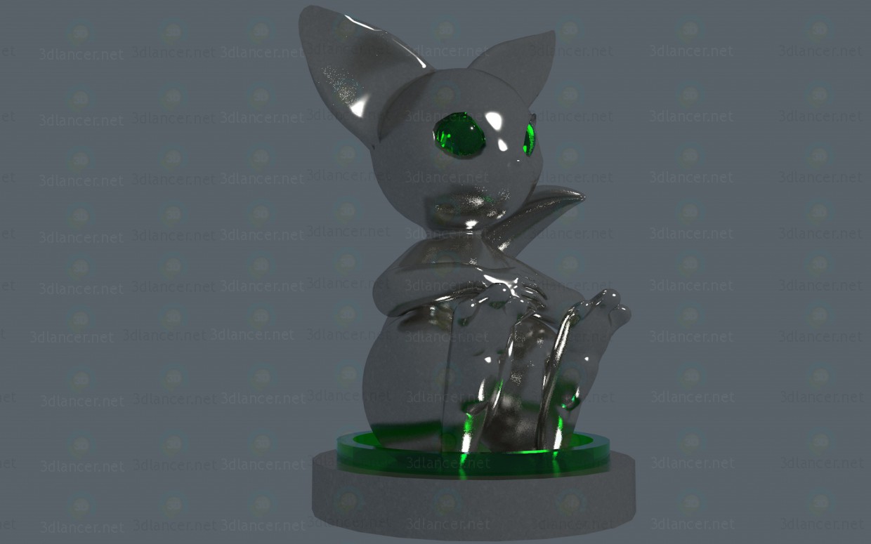 Peón (pieza de ajedrez) 3D modelo Compro - render