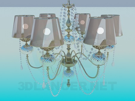 3d model Celebrity classic style chandelier - preview