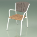 3d model Chair 221 (Metal Milk, Teak, Padded Belt Gray-Sand) - preview