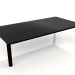 3d model Coffee table 70×140 (Black, DEKTON Domoos) - preview