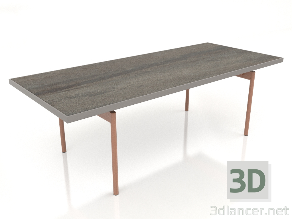 modèle 3D Table à manger (Gris quartz, DEKTON Radium) - preview
