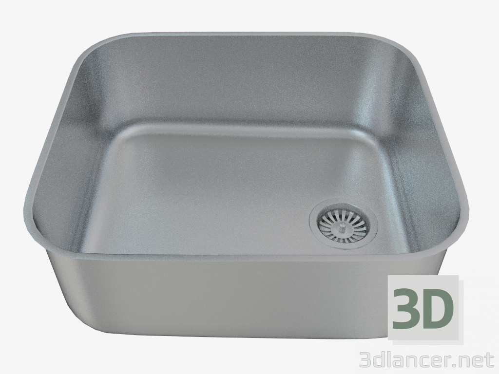 3D Modell Küchenspüle Stahl Arabeska (ZAA-010C 95934) - Vorschau