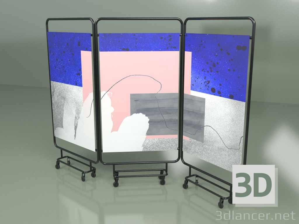 3D Modell Bildschirm (schwarz) - Vorschau