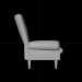 3d Кресло модель купить - ракурс