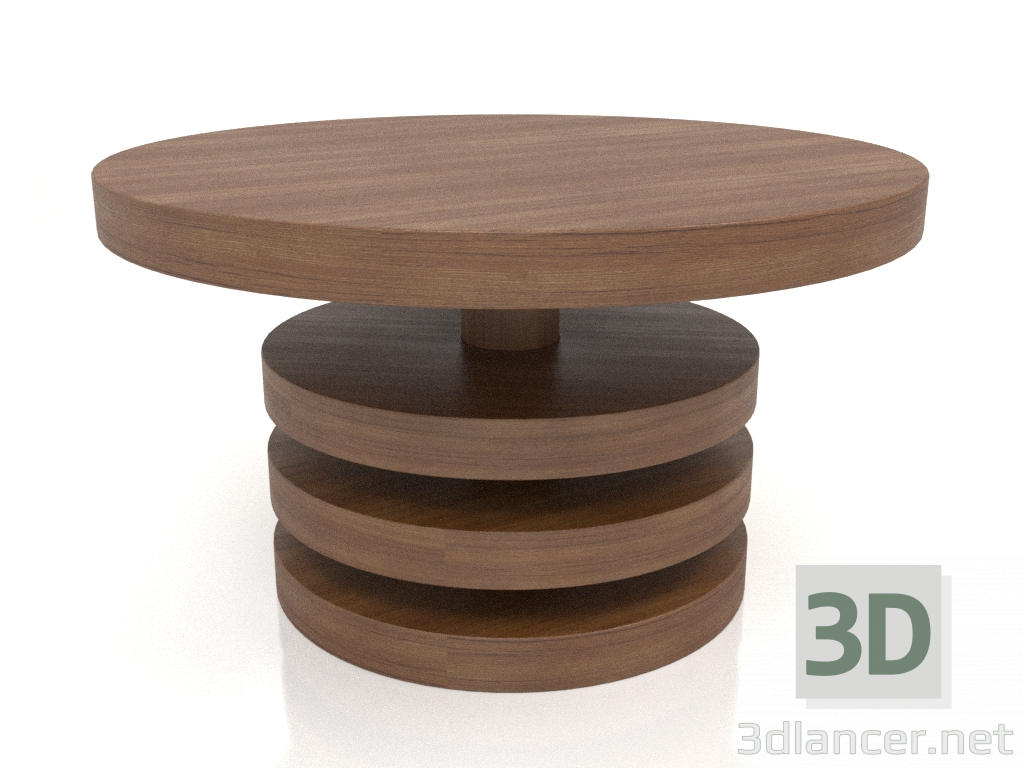 modèle 3D Table basse JT 04 (D=700x400, bois brun clair) - preview