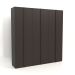3d model Wardrobe MW 01 wood (2700x600x2800, wood brown dark) - preview