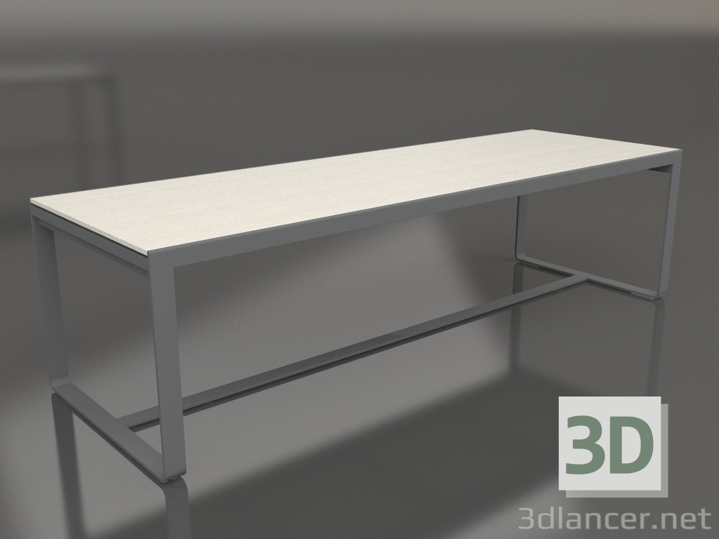 3D modeli Yemek masası 270 (DEKTON Danae, Antrasit) - önizleme