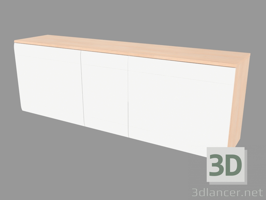 modèle 3D Coffre de trois portes (6130-12) - preview