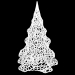 3d рождественская елка voronoi модель купить - ракурс