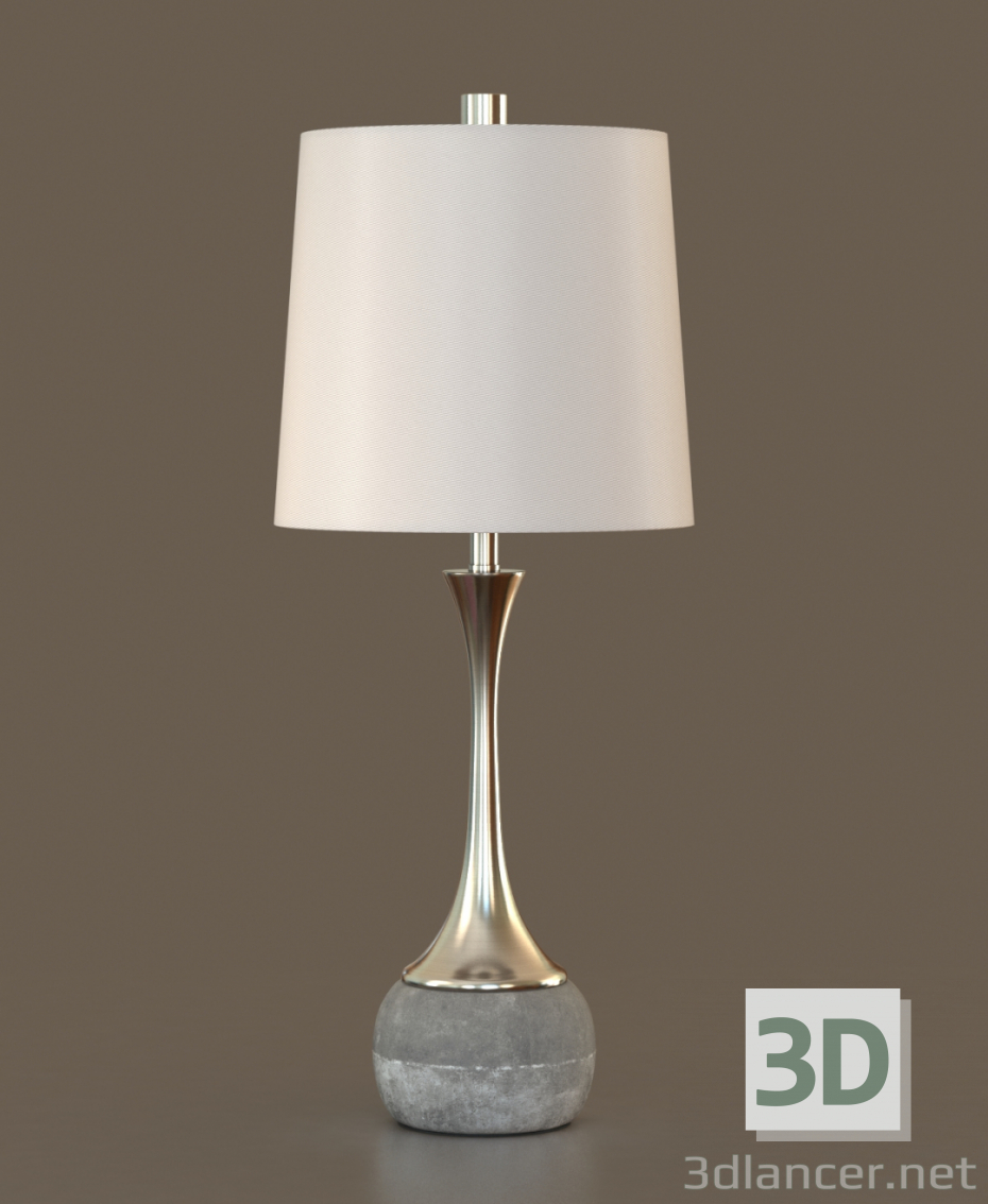3d Настольная лампа - торшер модель купить - ракурс