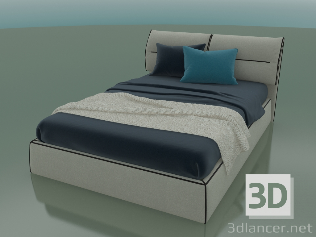 3D modeli Yatağın altında çift kişilik yatak Limura 1400 x 2000 (1640 x 2250 x 940, 164LIM-225) - önizleme
