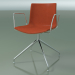 3D Modell Stuhl 0332 (drehbar, mit Armlehnen, mit Frontverkleidung, LU1, gebleichter Eiche) - Vorschau