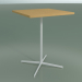 modèle 3D Table carrée 5570 (H 105,5 - 80x80 cm, Chêne naturel, V12) - preview
