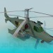 3d model Helicóptero Kamov KA-50 Black Shark Hokum - vista previa