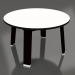 modello 3D Tavolino rotondo (Nero, Fenolico) - anteprima