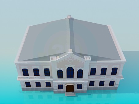 3D Modell Haus - Vorschau