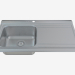 modello 3D Cucina lavello in acciaio Sonatina (ZAS-011L 90788) - anteprima