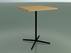 Quadratischer Tisch 5570 (H 105,5 - 80 x 80 cm, natürliche Eiche, V39)