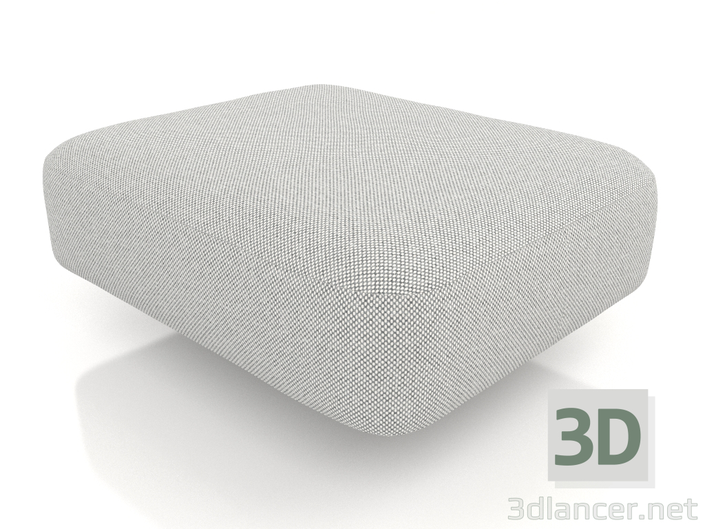 3D Modell Das Sofamodul ist tief - Vorschau