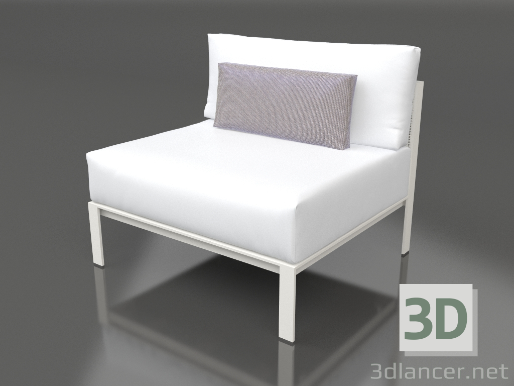 3D Modell Sofamodul, Teil 3 (Achatgrau) - Vorschau
