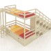 3d model bunk bed - preview