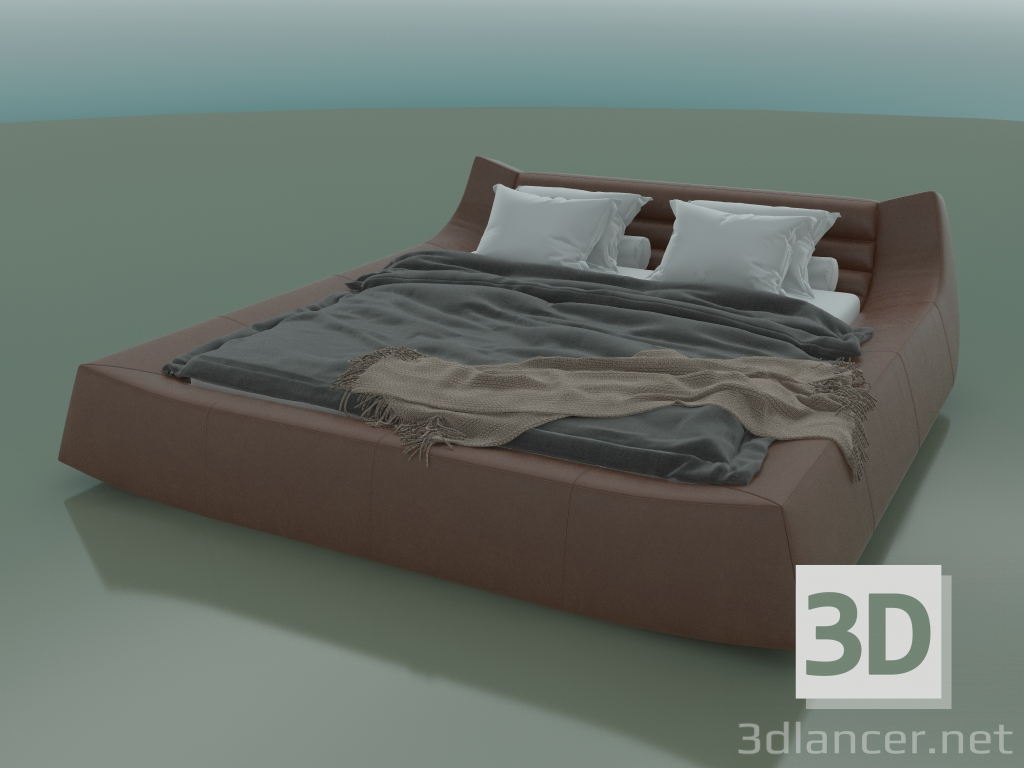 3D modeli Yatak altında Dionigi çift kişilik yatak 1800 x 2000 (2560 x 2850 x 760, 256DI-285) - önizleme