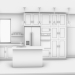 3d kitchen model buy - render