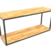 3d model Two-level bench-bench (WOOD FLOOR, 100x30x44) - preview