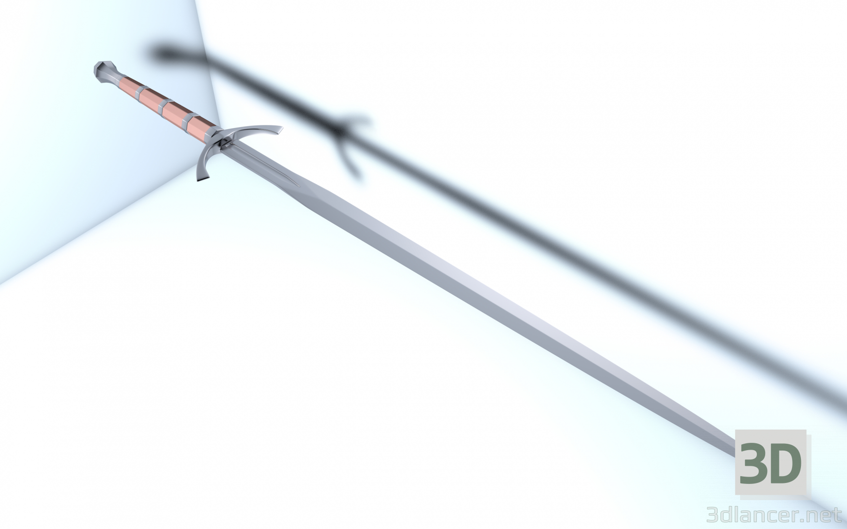 Schwert - Bastard 3D-Modell kaufen - Rendern