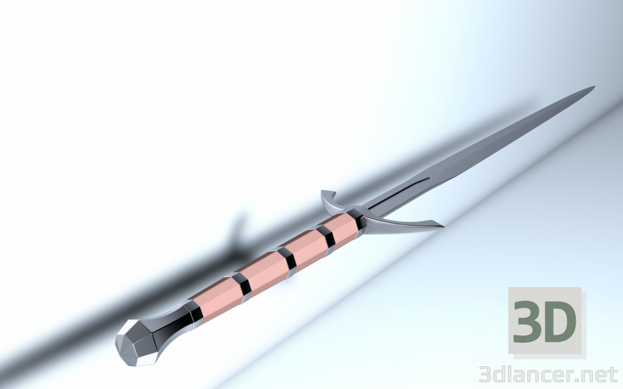 Espada - Bastardo 3D modelo Compro - render