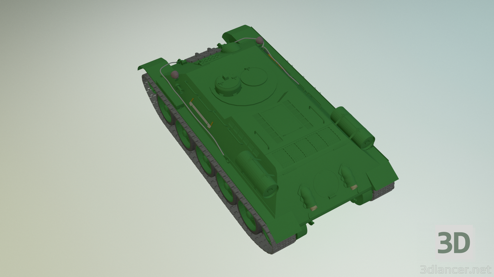 BREM T-34T (opción 1) 3D modelo Compro - render