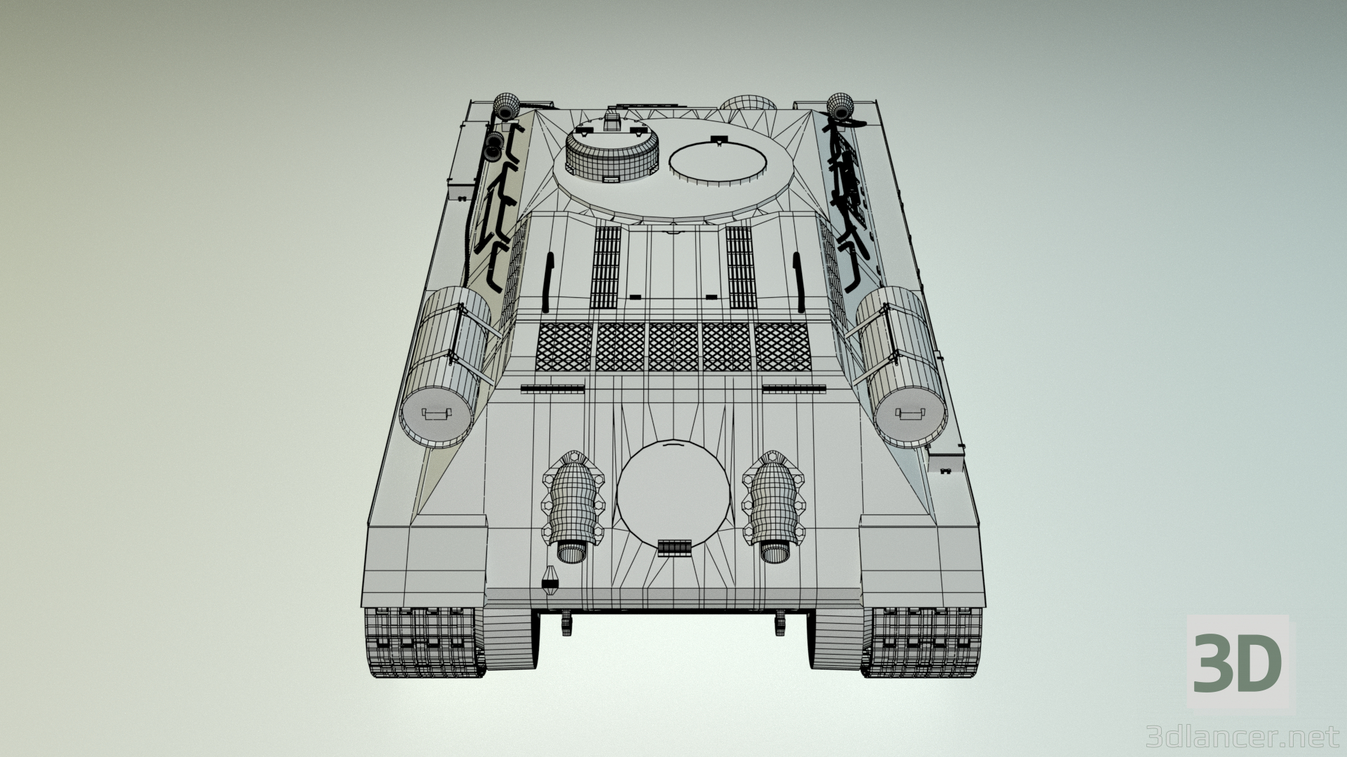 modello 3D di BREM T-34T (Opzione 1) comprare - rendering