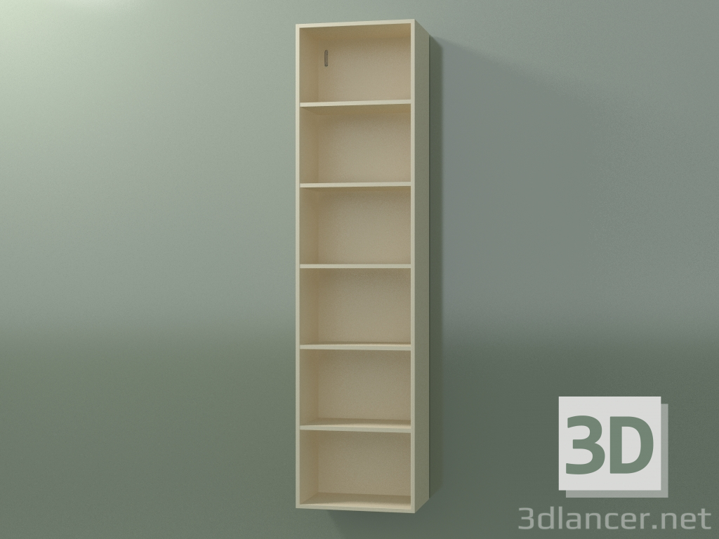 3d model Wall tall cabinet (8DUBEC01, Bone C39, L 36, P 24, H 144 cm) - preview
