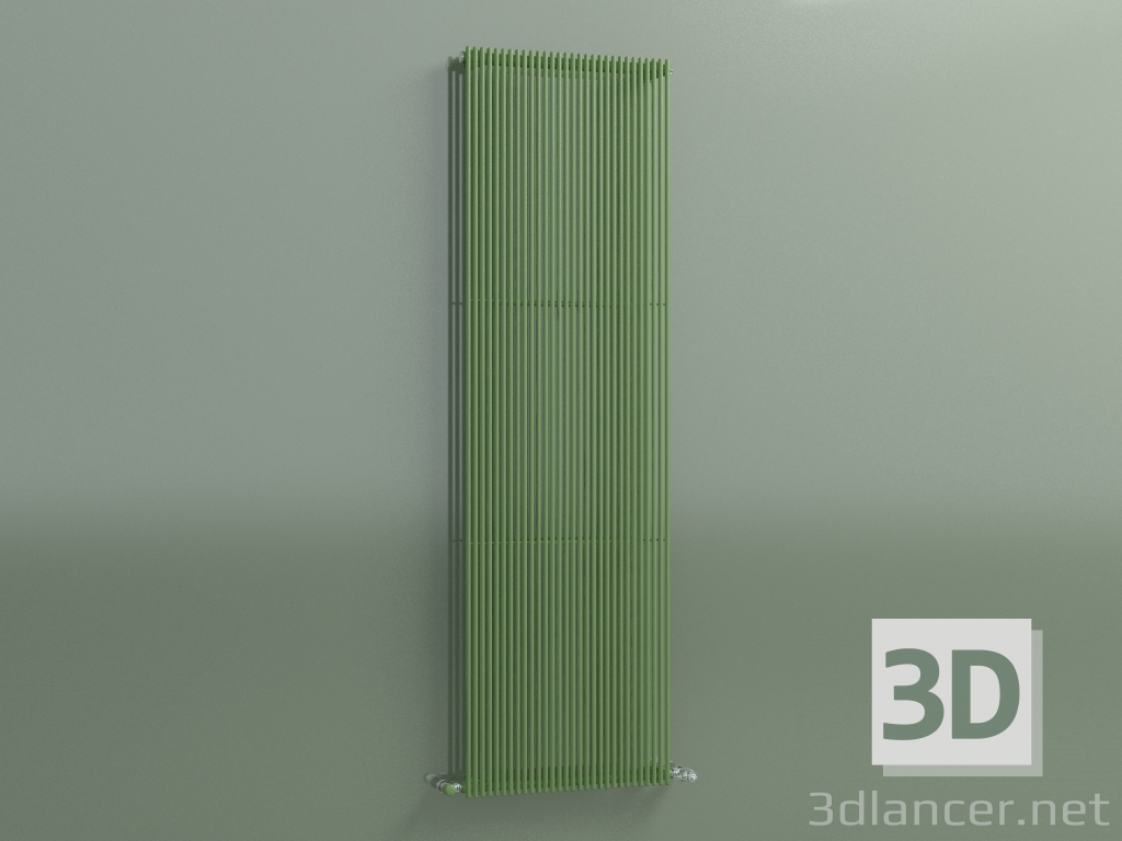 3d model Radiador vertical ARPA 12 (1820 30EL, verde salvia) - vista previa