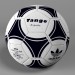 3D Adidas futbol topu modeli satın - render